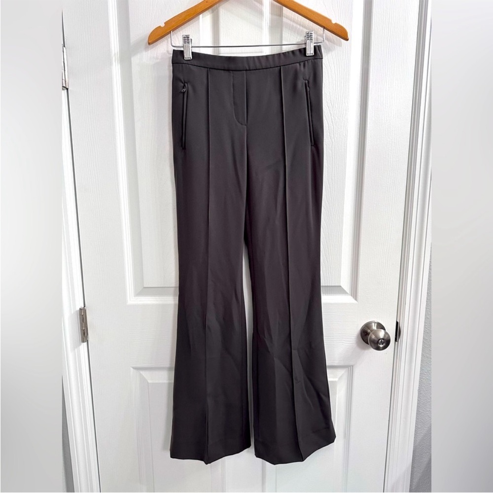 Theory Black Wide-Leg Dress Pants
